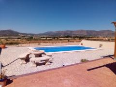 5/6 Bed off grid Villa with 8x4m pool and recently refurbished. PV solar electric and hot water