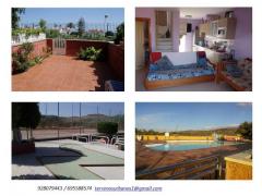 GRAN CANARIA.BUNGALOW IN GREEN SEA. PLAYA DE LAS BURRAS. SAN AGUSTIN.