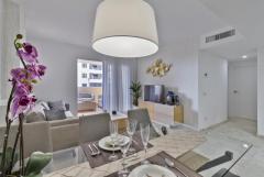 Exclusive sea front, brand new 2 bedroom apartment. Parking space included.