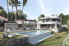 Off Plan Villa in a spectacular are in Estepona with amazing sea views.