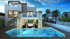 Villa on the first line of the La Marquesa Golf course