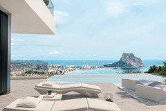 Property in Spain, New luxury villa sea views from builder in Calpe,Costa Blanca,Spain