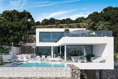 Property in Spain, New luxury villa sea views from builder in Calpe,Costa Blanca,Spain