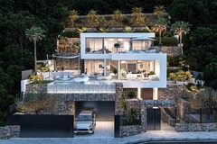 Property in Spain, New luxury villa sea views from builder in Calpe,Costa Blanca,Spain