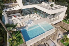 Property in Spain, New luxury villa sea views from builder in Calpe,Costa Blanca,Spain