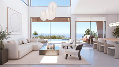 Property in Spain, New luxury villa sea views from builder in Cumbre del Sol,Costa Blanca,Spain