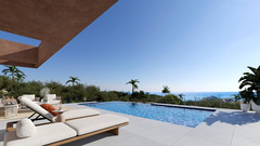 Property in Spain, New luxury villa sea views from builder in Cumbre del Sol,Costa Blanca,Spain