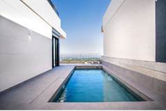 Property in Spain. New villa with sea views from builder in Polop,Costa Blanca,Spain
