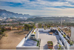 Property in Spain. New villa with sea views from builder in Polop,Costa Blanca,Spain