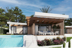 Property in Spain. New villa with sea views from builder in Polop,Costa Blanca,Spain