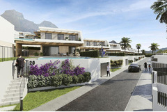 Property in Spain. New villa with sea views from builder in Polop,Costa Blanca,Spain