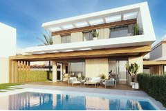 Property in Spain. New villa with sea views from builder in Polop,Costa Blanca,Spain