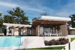 Property in Spain. New villa with sea views from builder in Polop,Costa Blanca,Spain