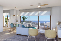 Property in Spain, New townhouse sea views from bulder in La Nucia,Costa Blanca,Spain