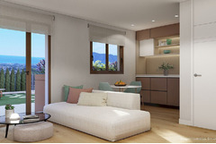 Property in Spain, New townhouse sea views from bulder in La Nucia,Costa Blanca,Spain