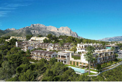 Property in Spain, New townhouse sea views from bulder in La Nucia,Costa Blanca,Spain