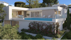 Property in Spain, New luxury villa sea views from builder in Cumbre del Sol,Costa Blanca,Spain