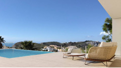 Property in Spain, New luxury villa sea views from builder in Cumbre del Sol,Costa Blanca,Spain