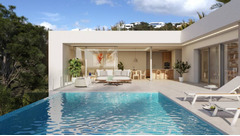 Property in Spain, New luxury villa sea views from builder in Cumbre del Sol,Costa Blanca,Spain