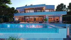 Property in Spain. New villa from builder in Moraira,Costa Blanca,Spain