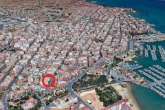 Penthouse with large terrace , sea view, and only 350 m to the beach for sale in Torrevieja