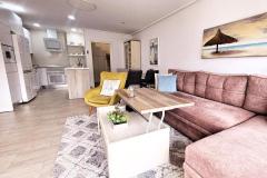 For sale stylishly renovated two-story townhouse in El Chaparral, Torrevieja