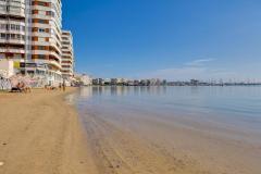 For sale stylishly renovated apartment directly on the beach in Torrevieja